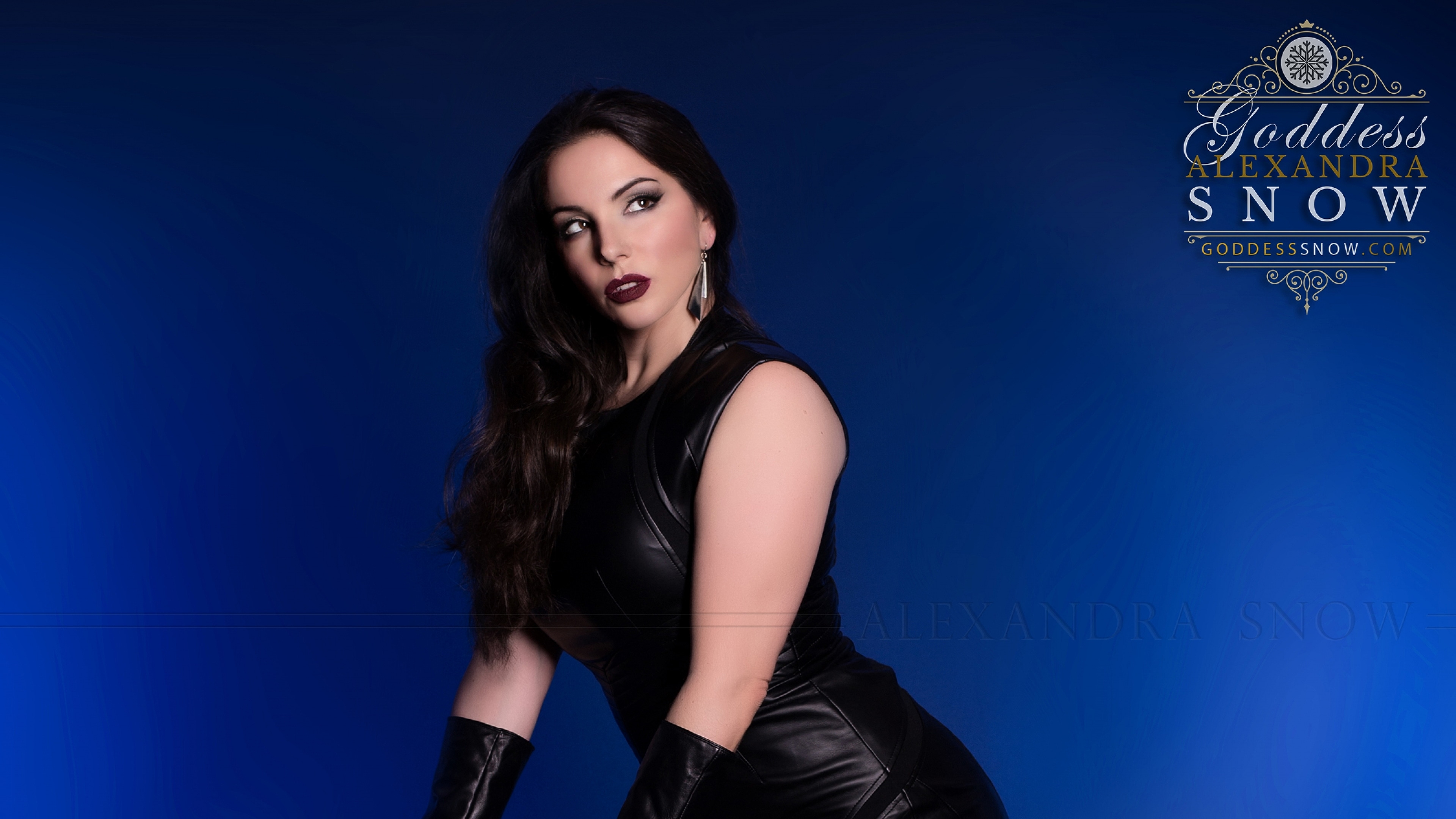 Leather Glamour Goddess Alexandra Snow Professional Maneater