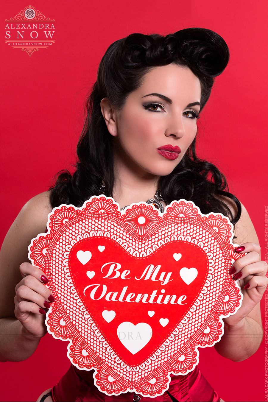 Red Valentines Pinup